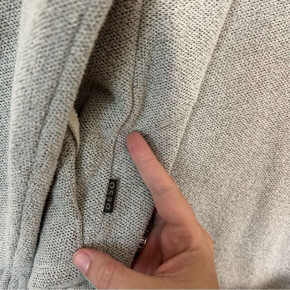 DESO Genevieve Snap Gray Pullover 8s SIZE XL - Picture 7 of 7